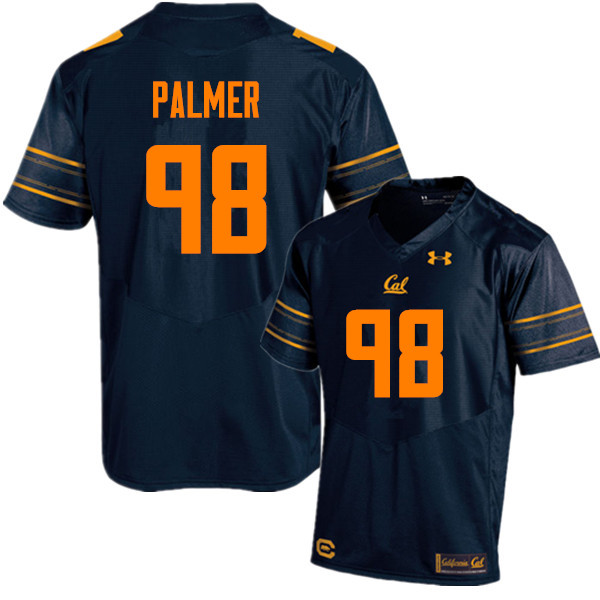 Men #98 Chris Palmer Cal Bears (California Golden Bears College) Football Jerseys Sale-Navy - Click Image to Close